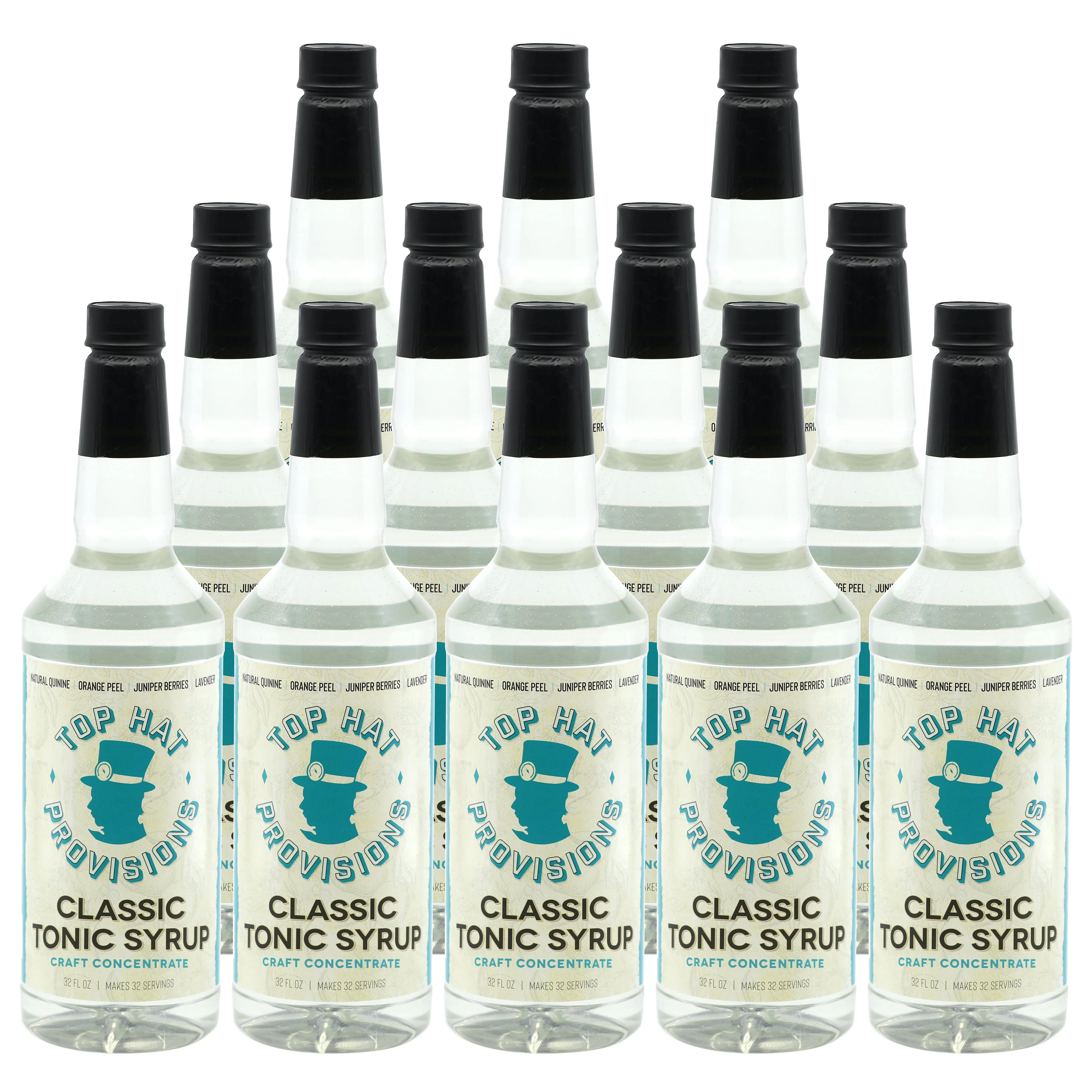 Top Hat Classic Tonic Syrup & 5x Quinine Wellness Tonic Water Concentrate - 32oz Bottle - Image 5