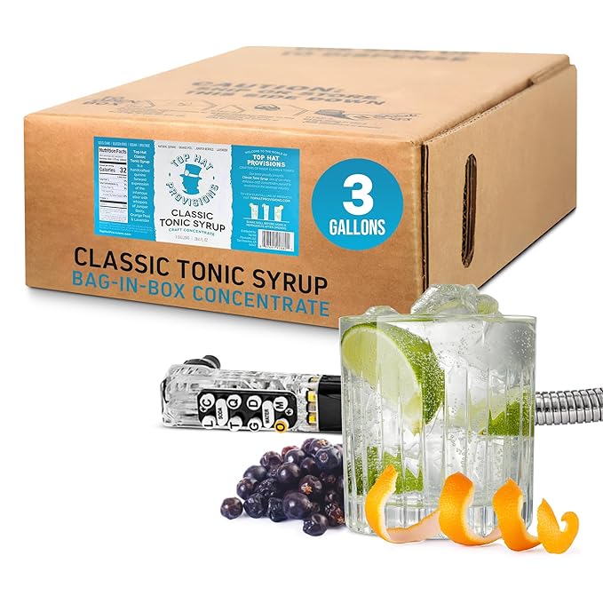 Top Hat Extra Spicy Ginger Beer Syrup BIB - 3 gallon Soda System Bag in Box for Soda Fountain Systems - Makes 18 gallons of Ginger Beer - Image 4