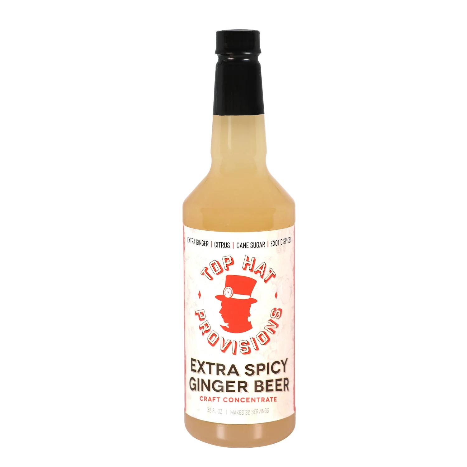 Top Hat Extra Spicy Ginger Beer Syrup & Moscow Mule Batching Mix - 12x32oz case - Image 2