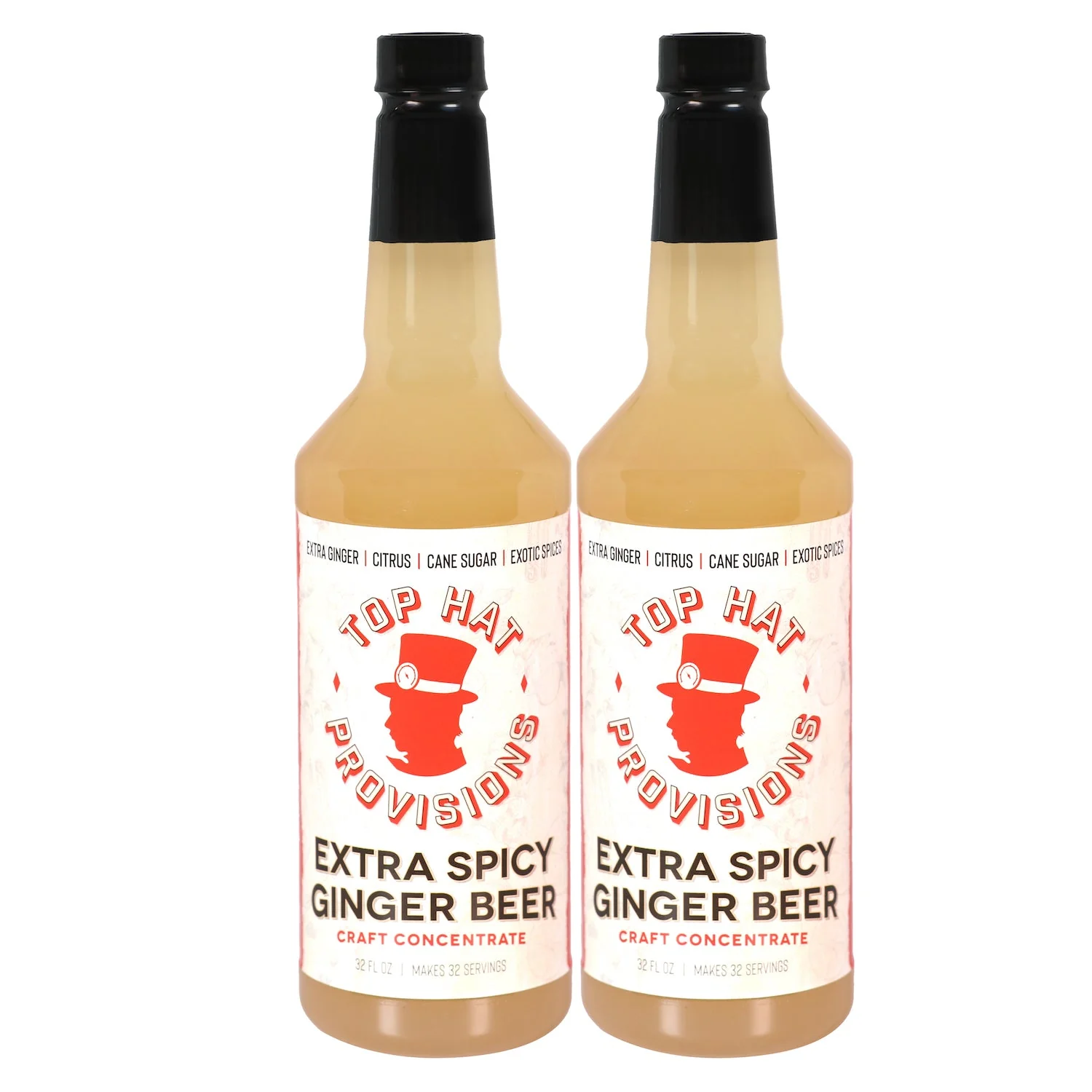 Top Hat Extra Spicy Ginger Beer Syrup & Moscow Mule Batching Mix - 12x32oz case - Image 3