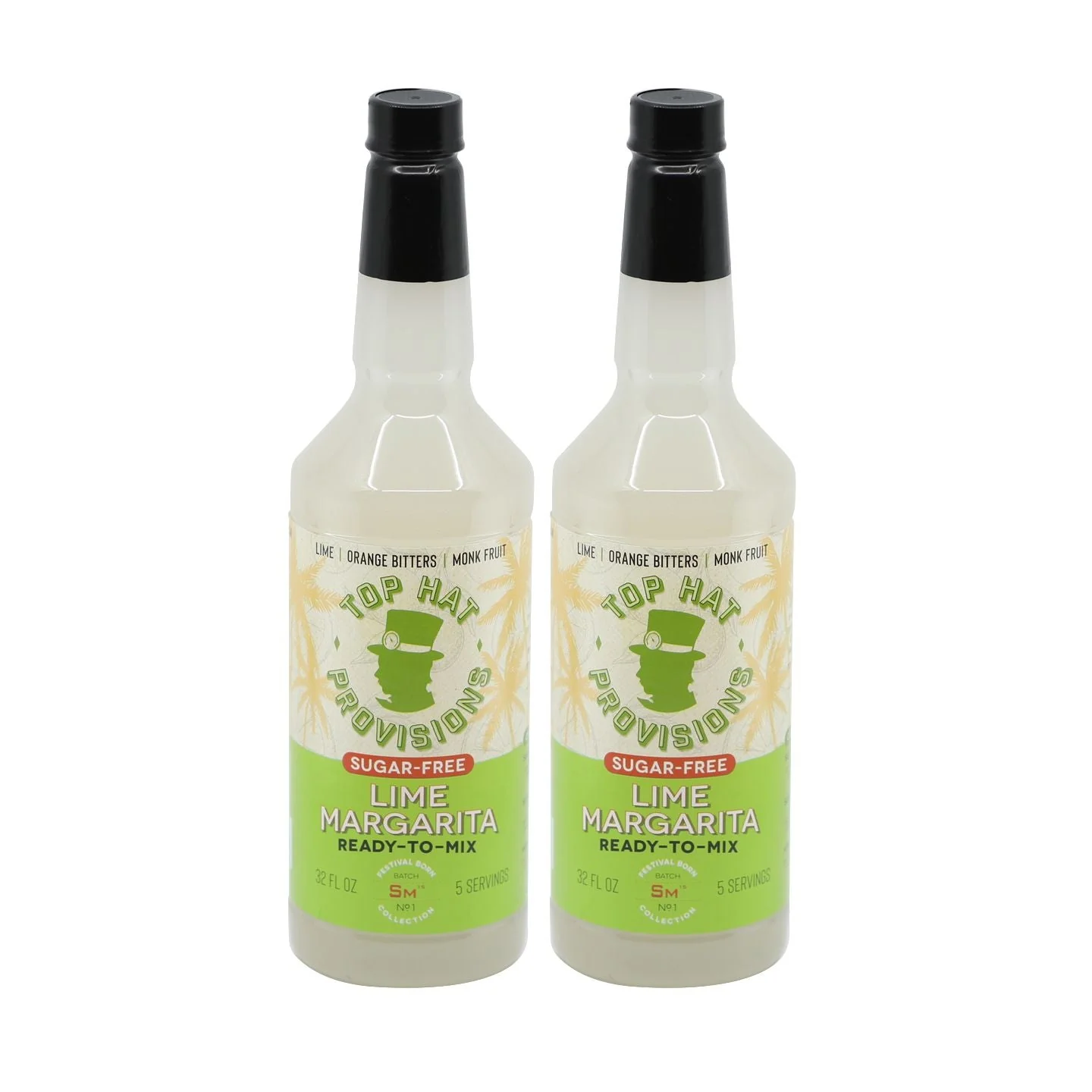 Top Hat Keto Sugar Free Lime Margarita Mix (Naturally sweetened with keto friendly / carb free / zero sugar Monk Fruit) - Image 5