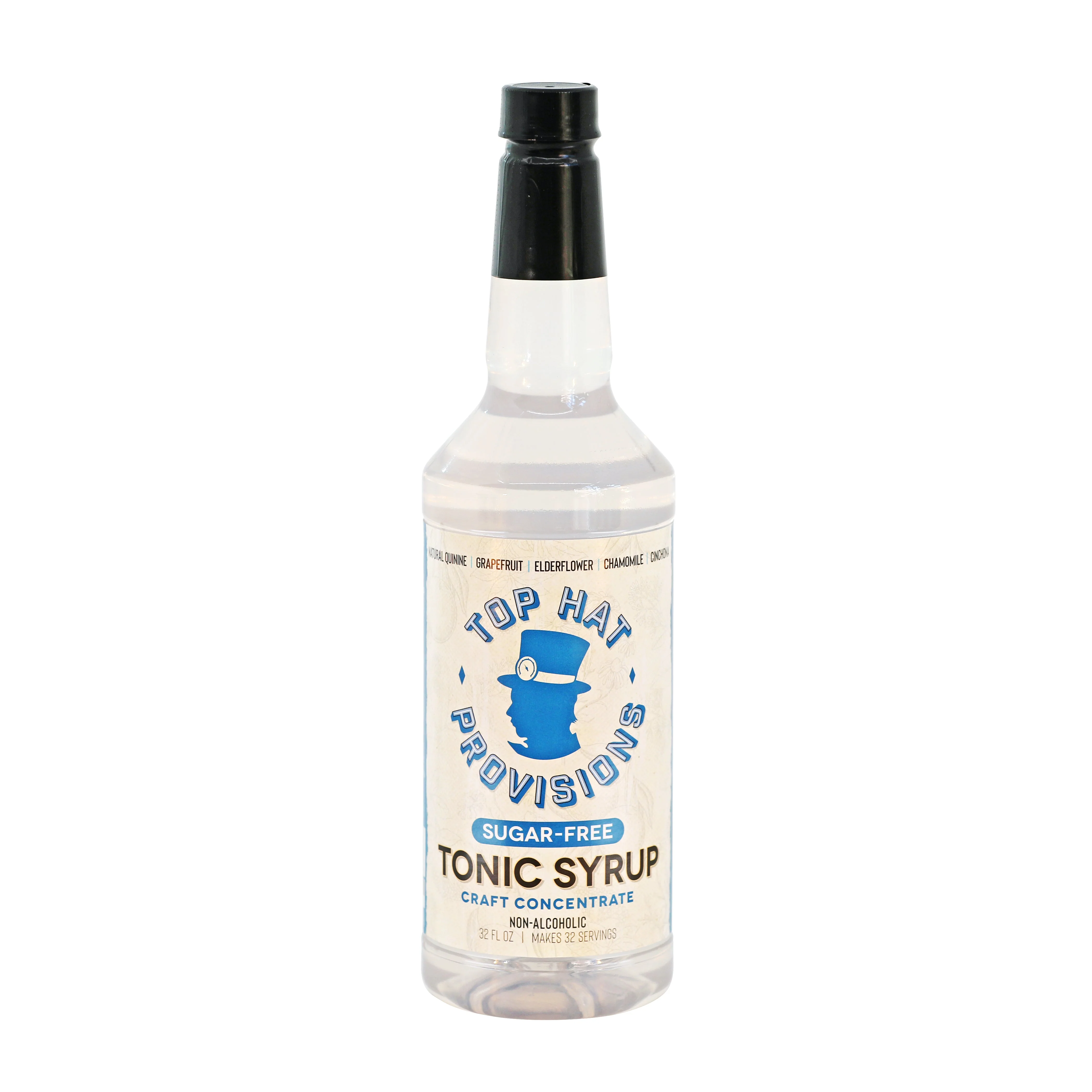 Top Hat Keto Sugar-Free Tonic Syrup & 5x Quinine Wellness Tonic Water Concentrate - Naturally sweetened with Monk Fruit - 12pack of 32oz bottles - Image 4