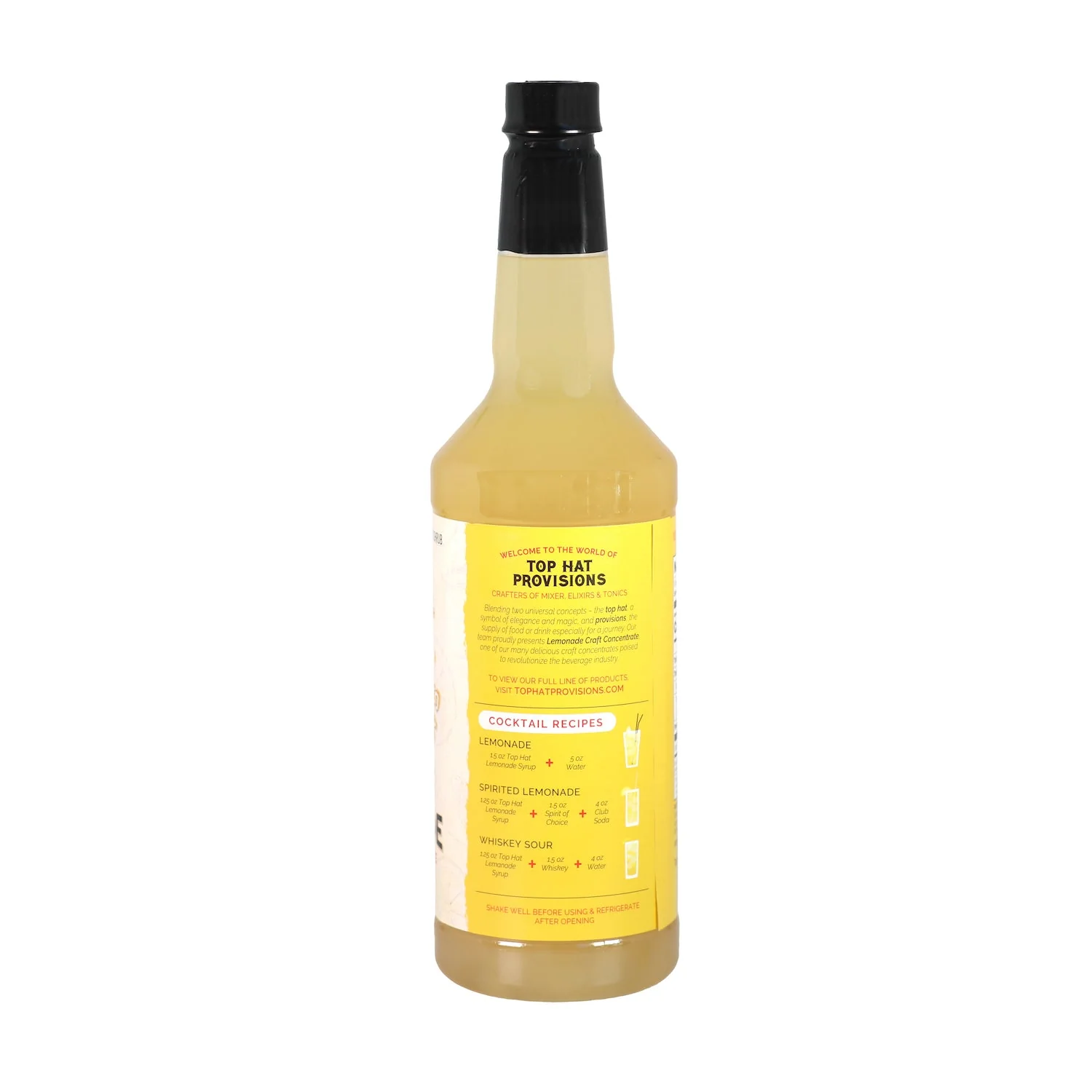 Top Hat Lemonade Mix & Craft Sour Batching Concentrate - 32oz bottle - Image 3