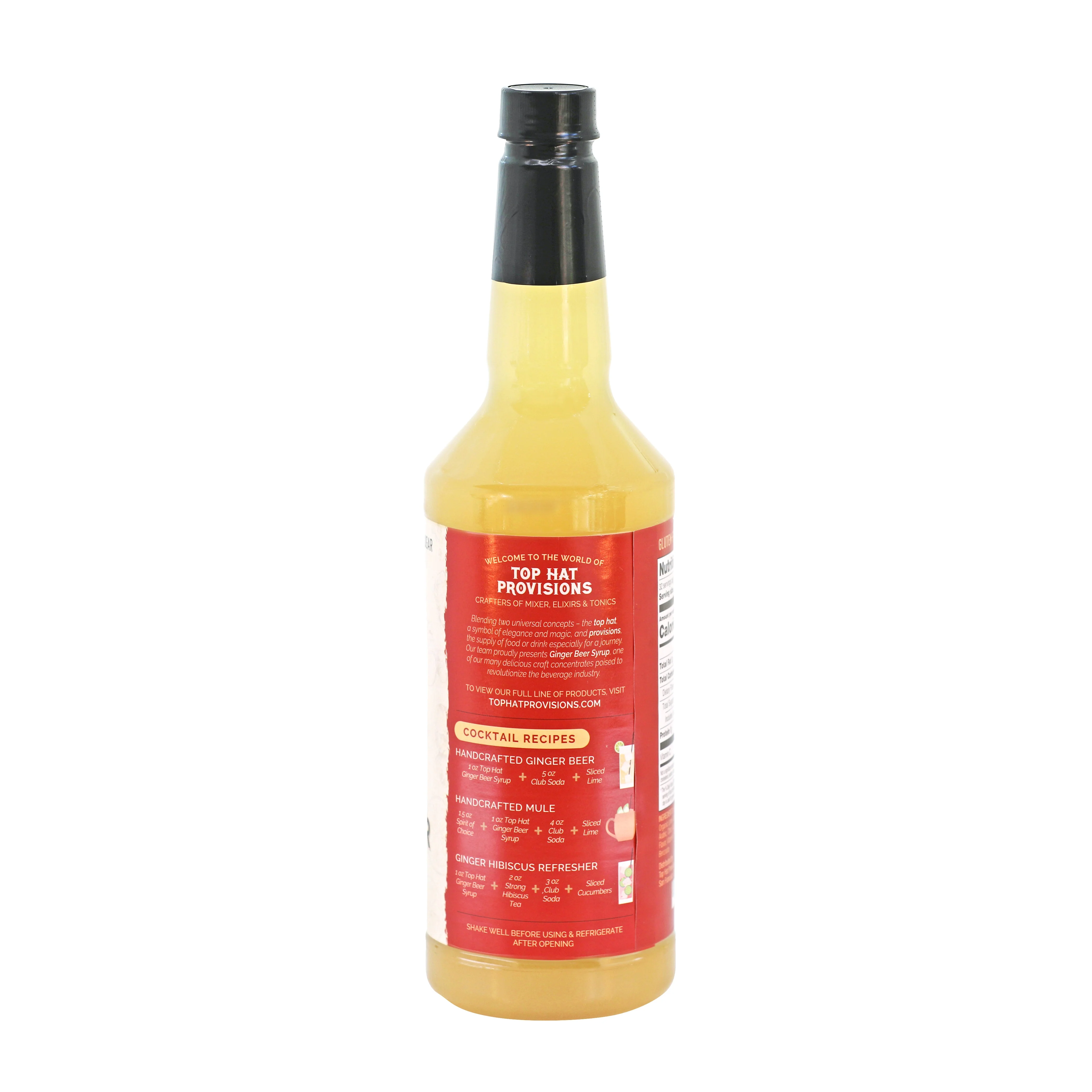 Top Hat Original Ginger Beer Syrup & Moscow Mule Batching Mix - 12x32oz case - Image 3