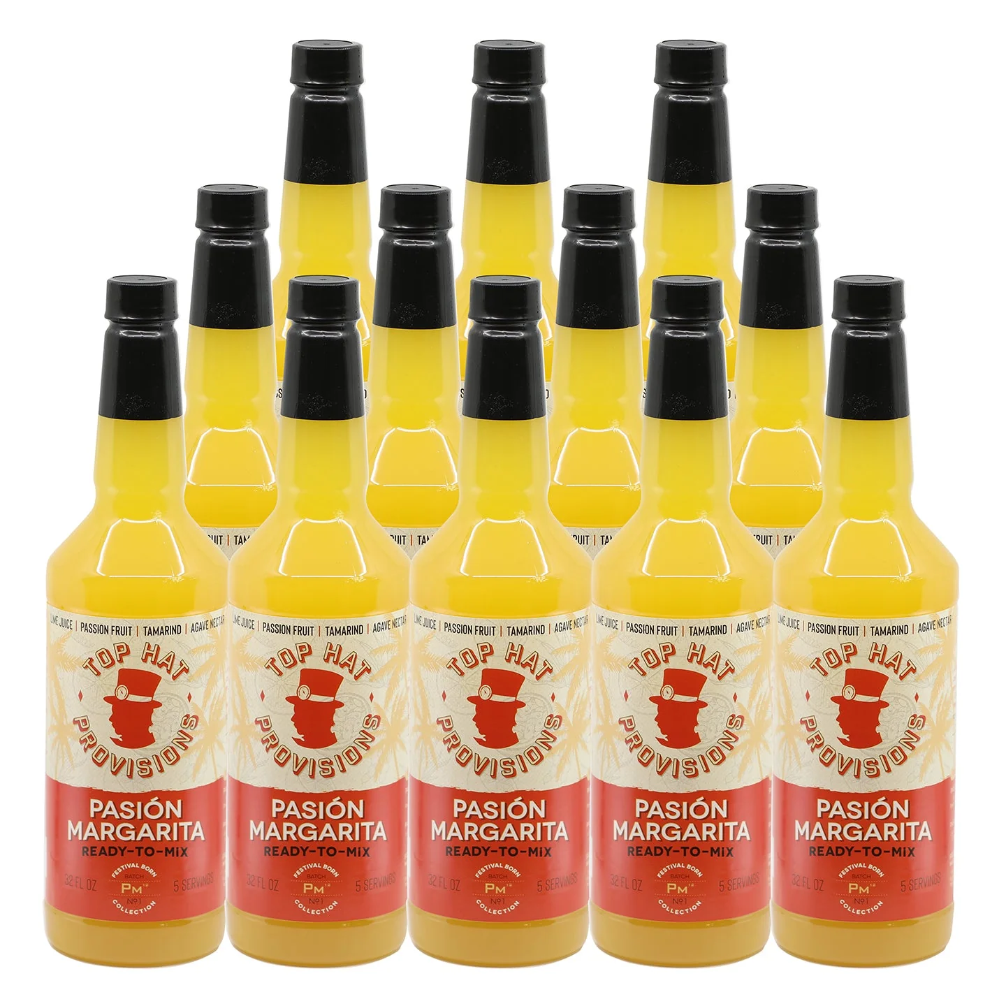 Top Hat Passion Fruit Margarita Mix (Made with real passion fruit & agave nectar) - Image 4