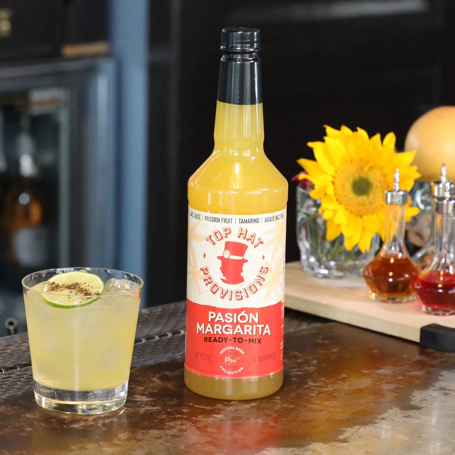 Top Hat Passion Fruit Margarita Mix (Made with real passion fruit & agave nectar) - Image 5