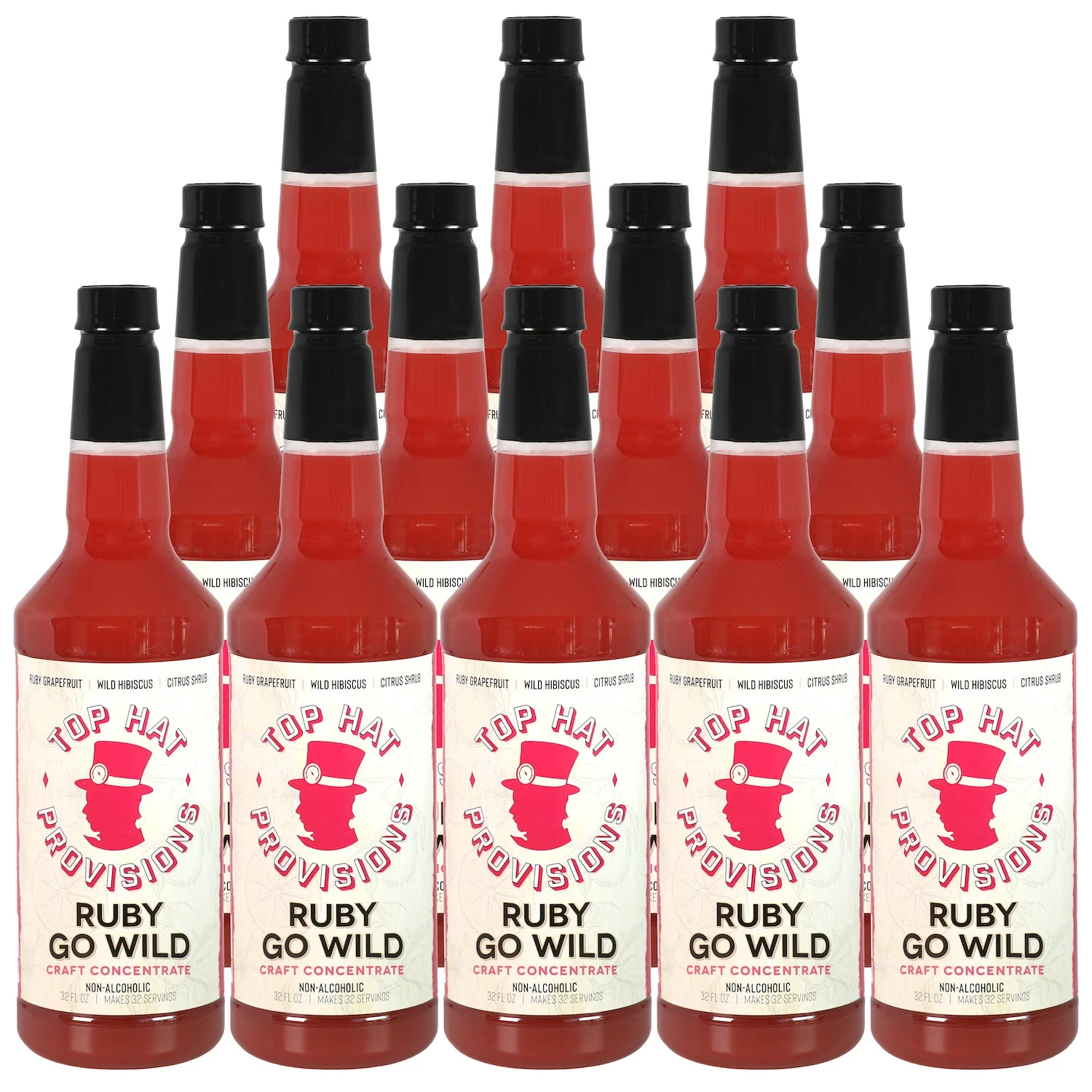 Top Hat Ruby Go Wild Mix & Paloma Batching Concentrate - 32oz Bottle - Image 5