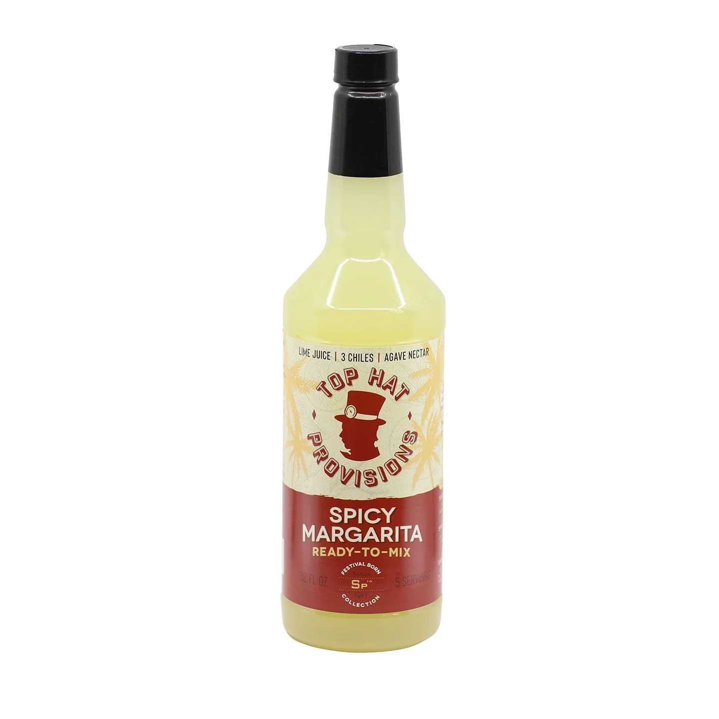 Top Hat Spicy Margarita Mix (made with agave nectar & organic lime juice) - 12x32oz case - Image 4