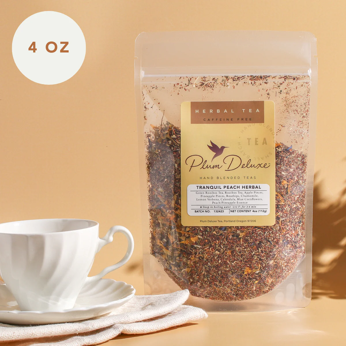 Tranquil Peach Herbal Tea (Pineapple - Peach - Chamomile) - Image 11