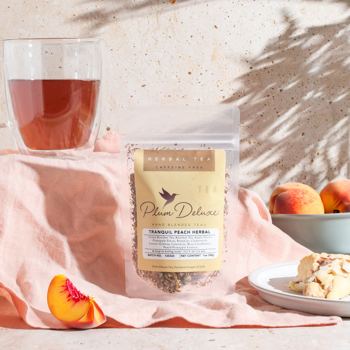 Tranquil Peach Herbal Tea (Pineapple - Peach - Chamomile) - Image 2