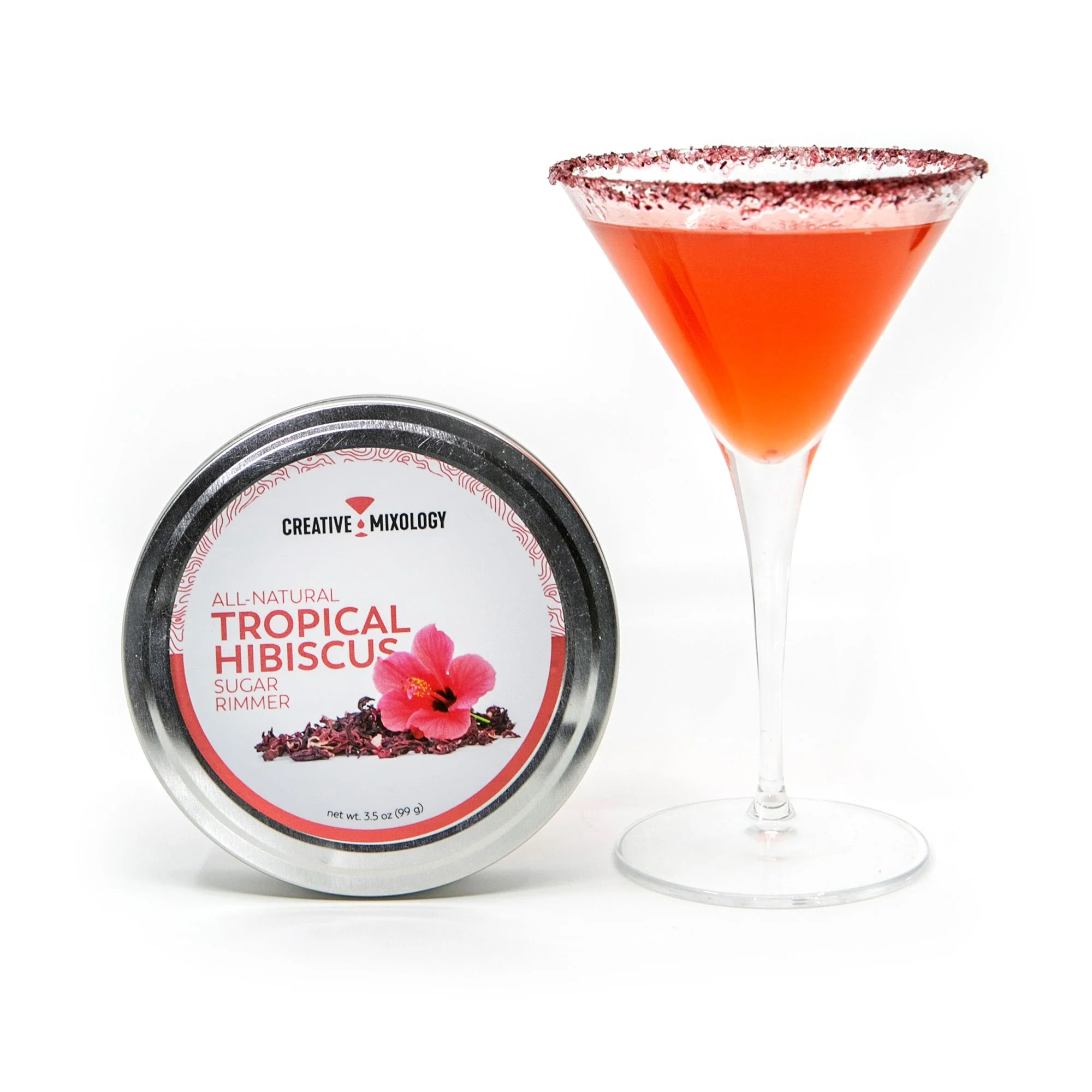 Tropical Hibiscus Sugar Cocktail Rimmer - Image 2