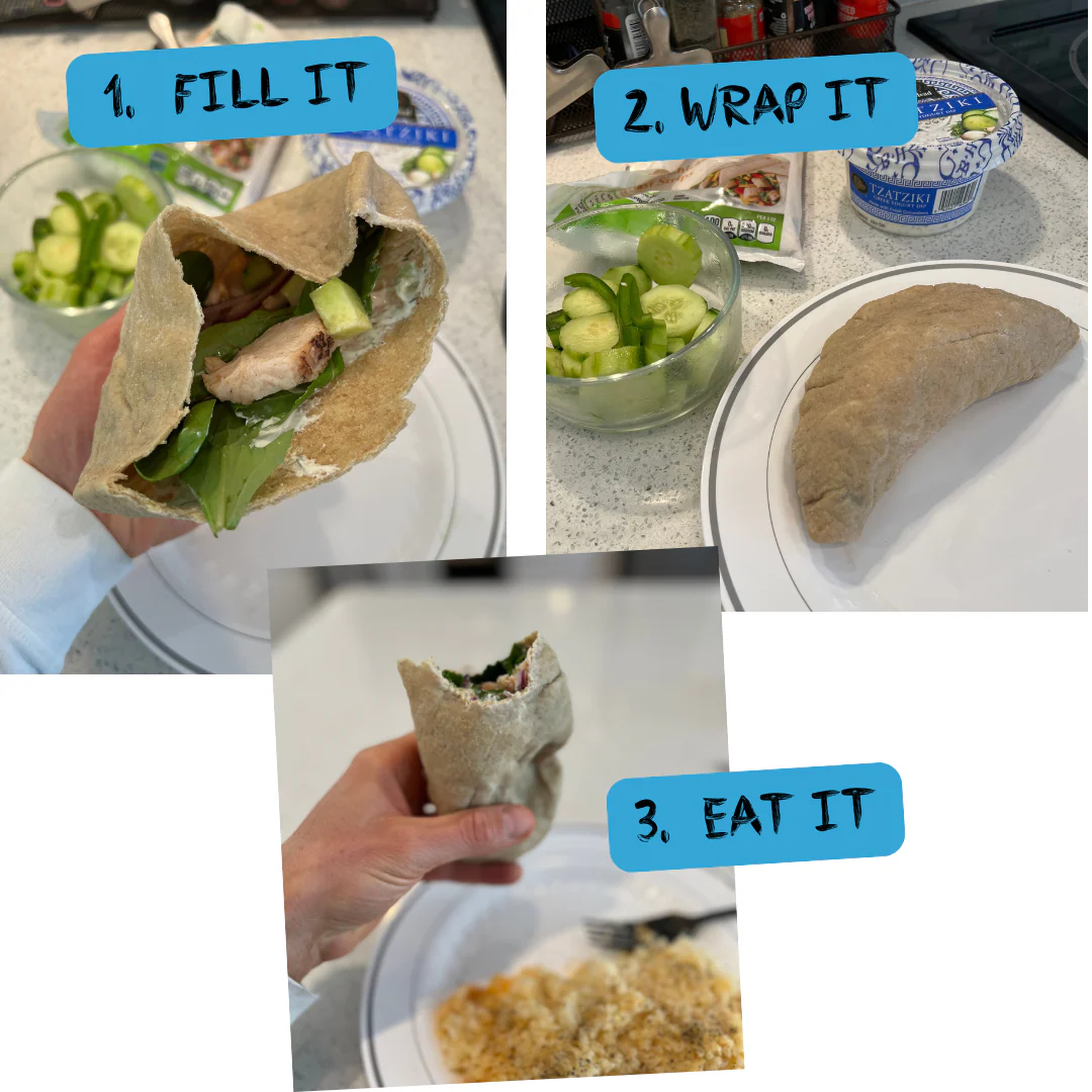 2 Bags of UnbelievaPitas - High Protein, Low-Carb Pitas (6 Breads) - Image 5