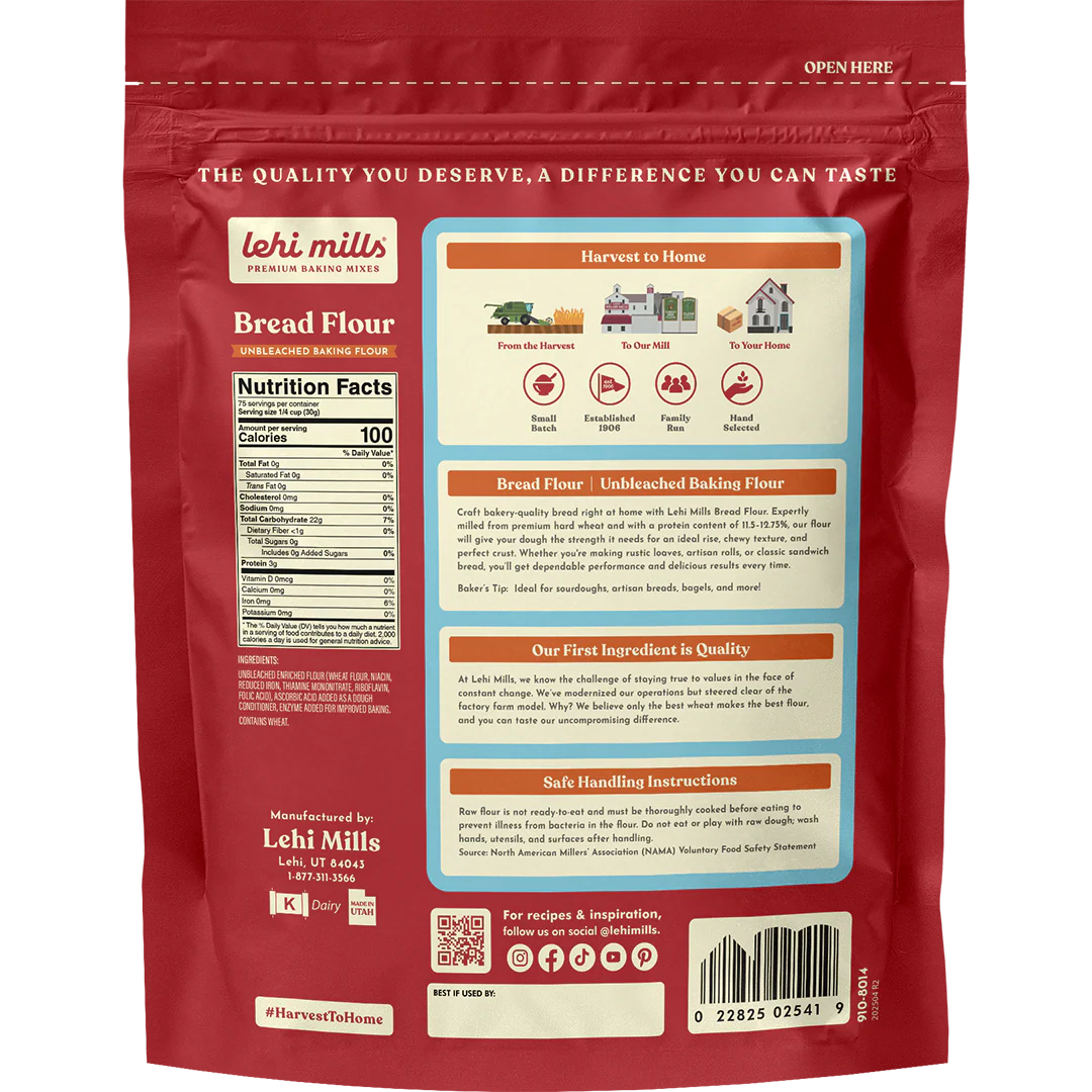 Unbleached Bread Flour - 5 lbs - Image 3