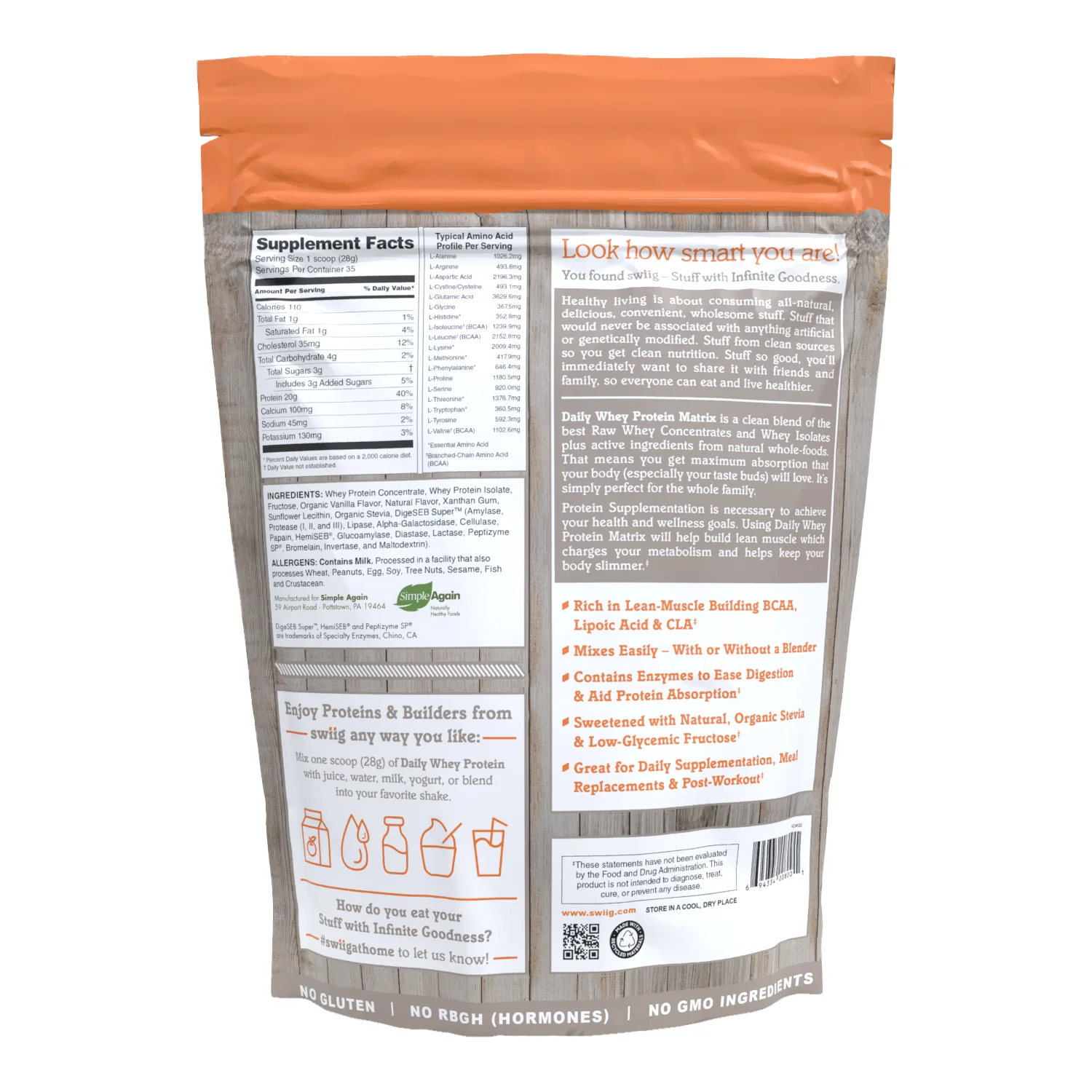Vanilla Daily Whey Protein Matrix - Image 2