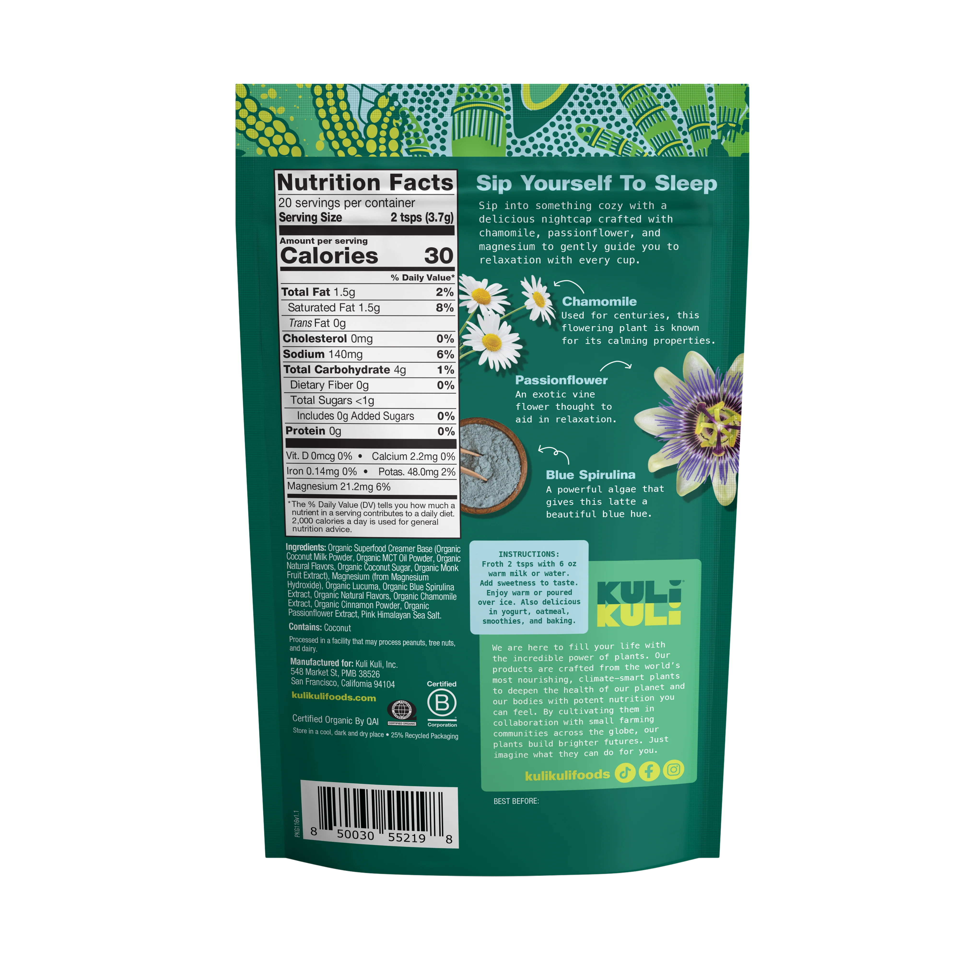Vanilla Lavender Superfood Latte - Image 7