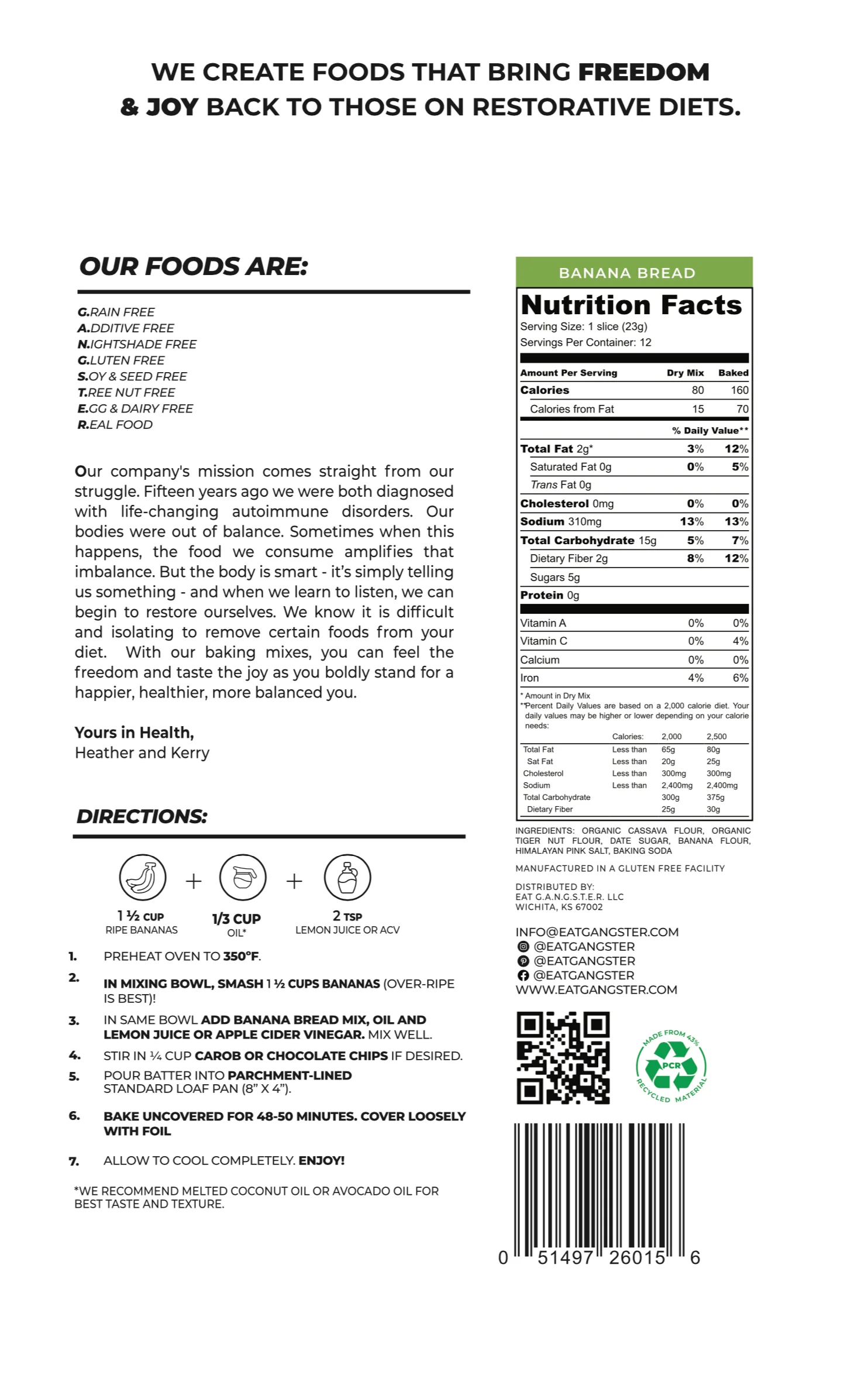 VEGAN Banana Bread Mix - Image 6