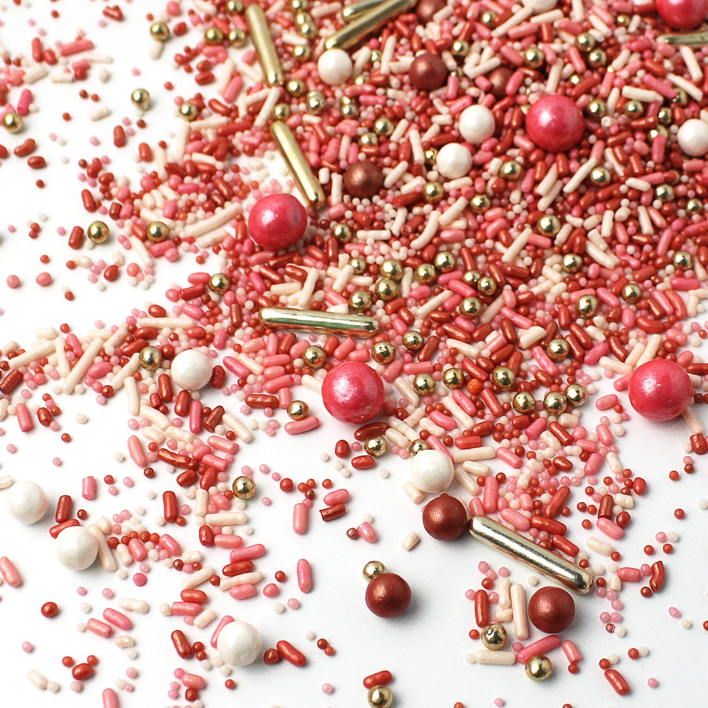 Vintage Rose Gold Sprinkle Mix - Image 2