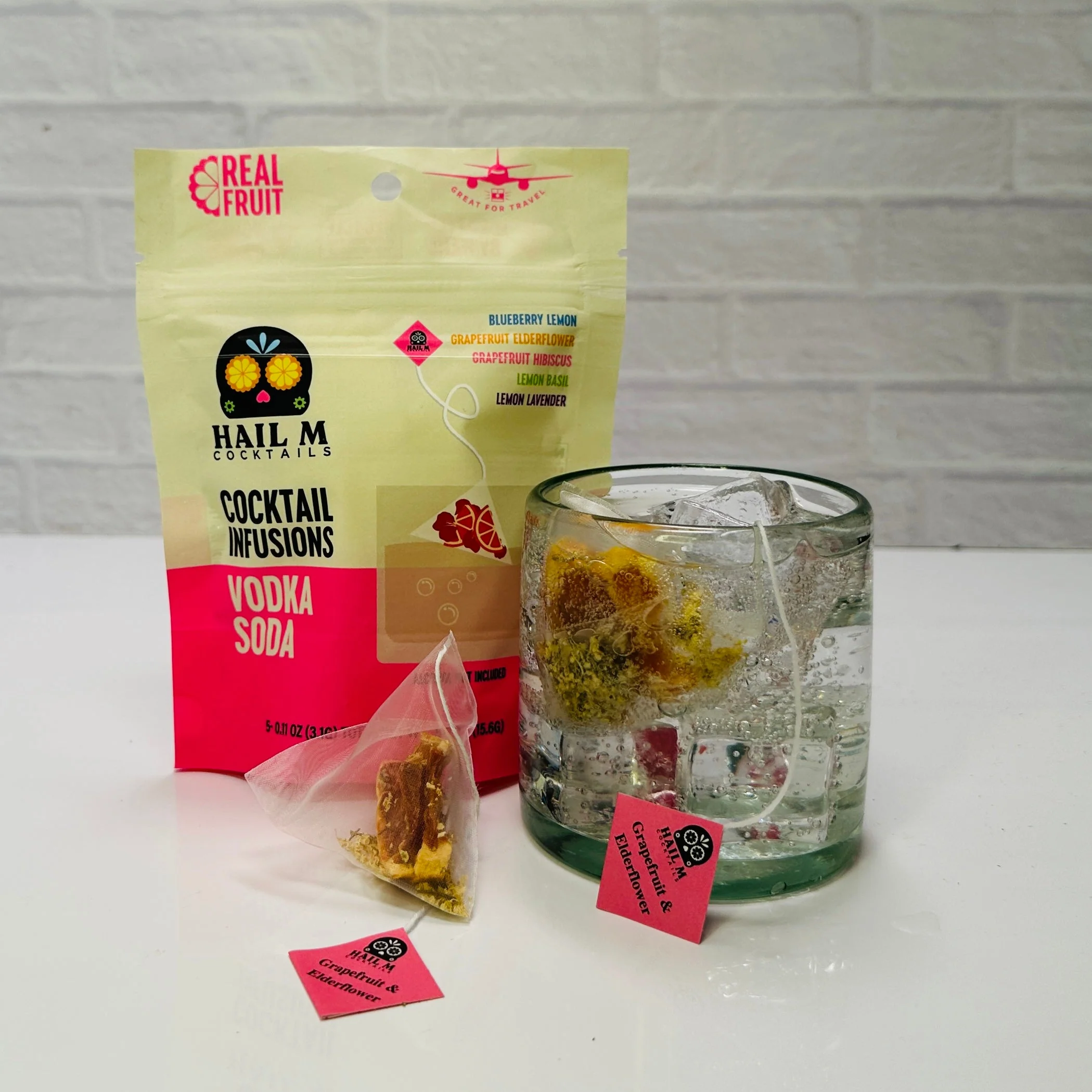 Vodka Soda Infusion Kit – Sugar Free - Travel Cocktail Tea Bags - Image 2