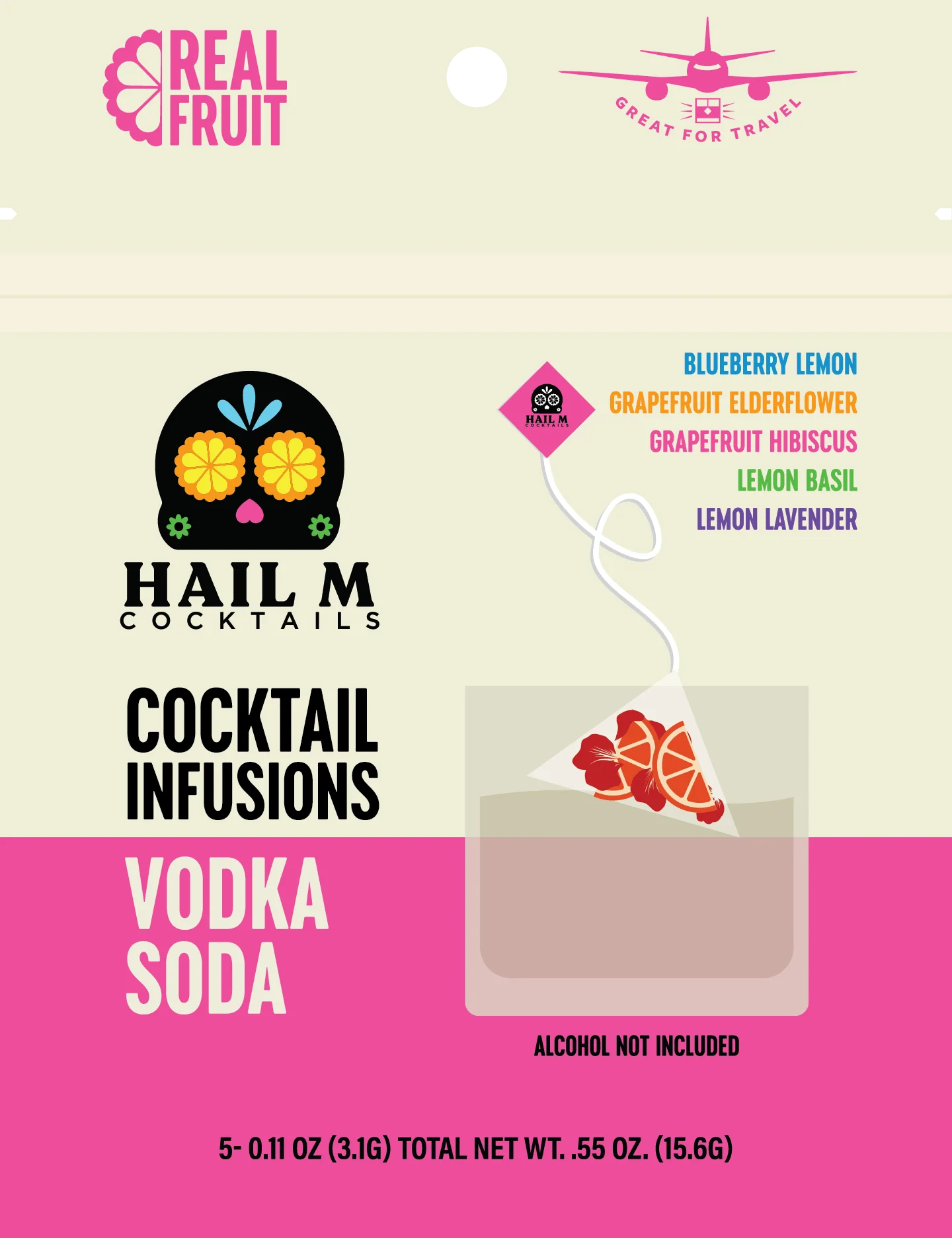 Vodka Soda Infusion Kit – Sugar Free - Travel Cocktail Tea Bags - Image 3