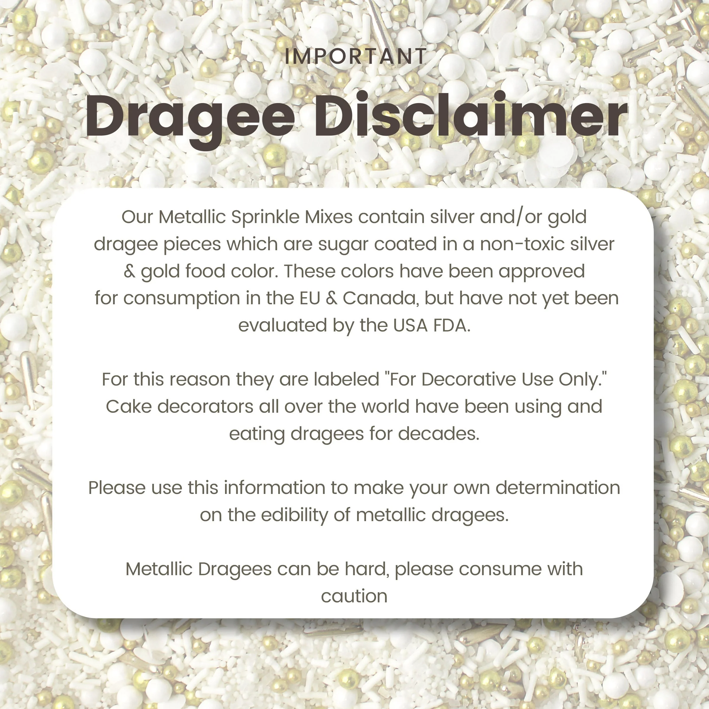 Wedding White Sprinkle Mix - Image 5