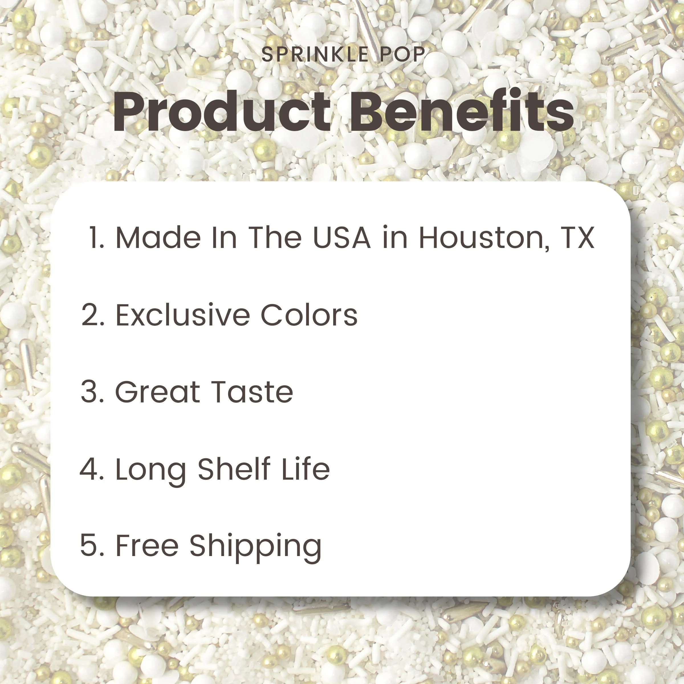 Wedding White Sprinkle Mix - Image 7