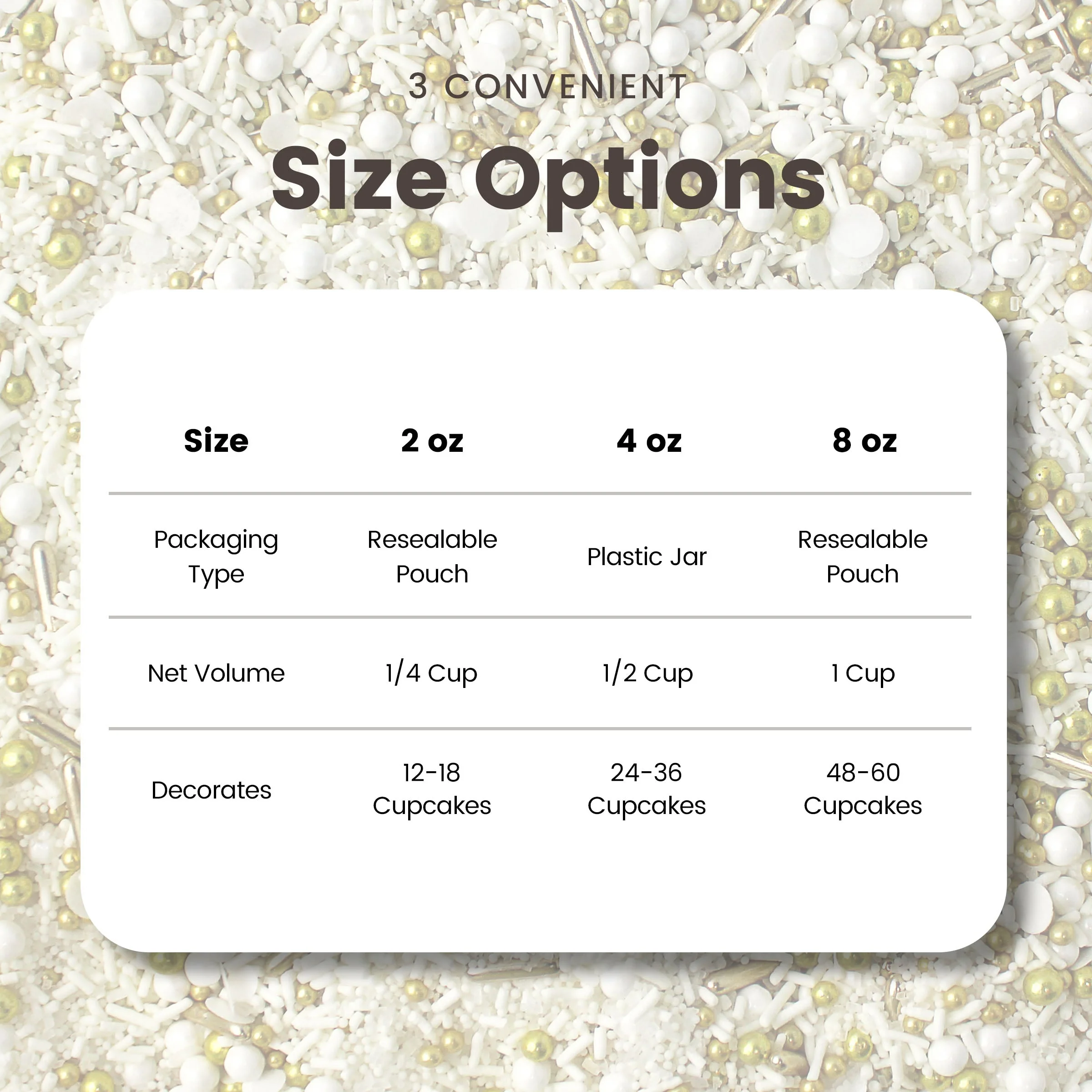 Wedding White Sprinkle Mix - Image 8