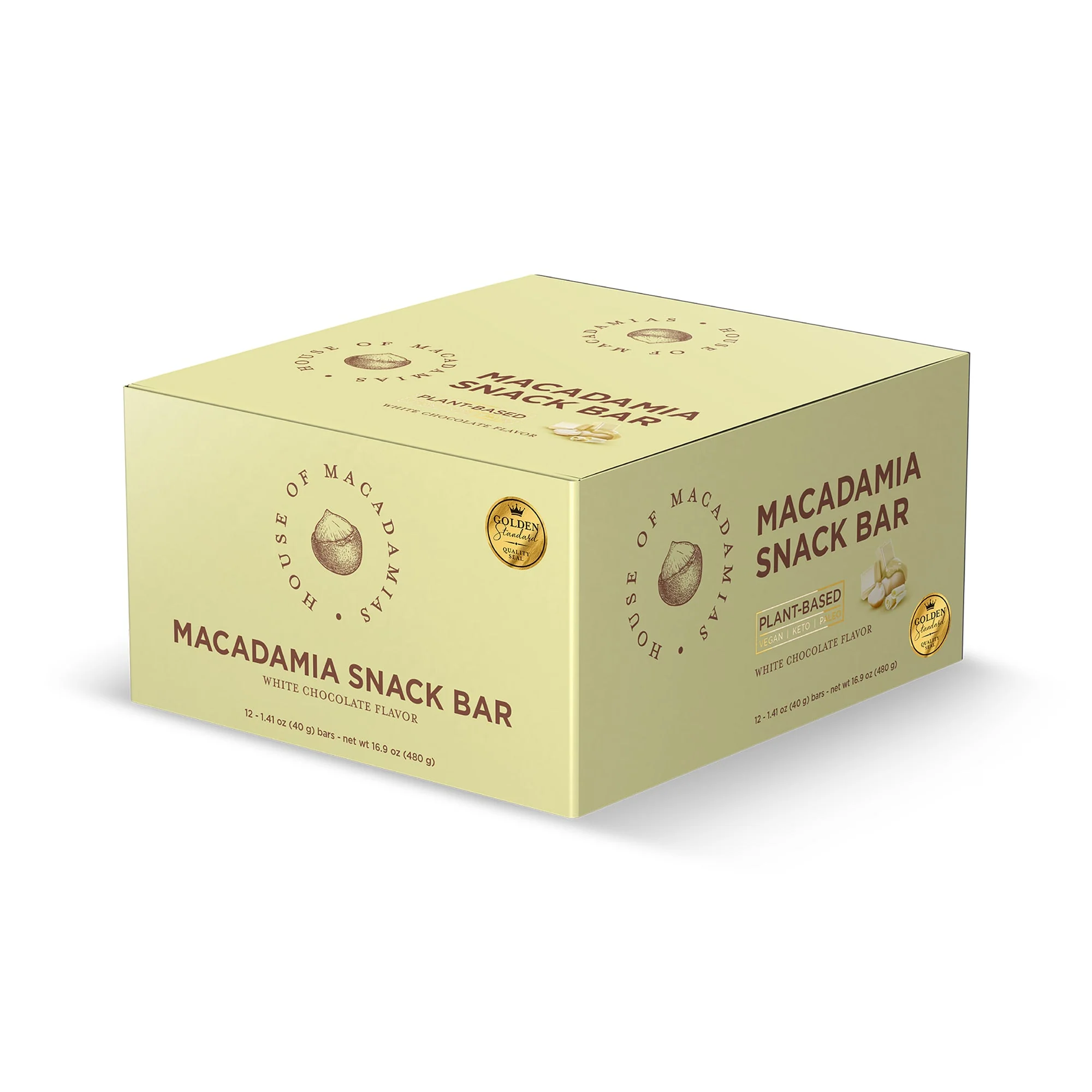 White Chocolate Macadamia Nut Snack Bar (12 Bars) - Image 3