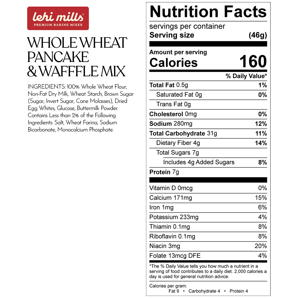 Whole Wheat Buttermilk Pancake & Waffle Mix - Image 5