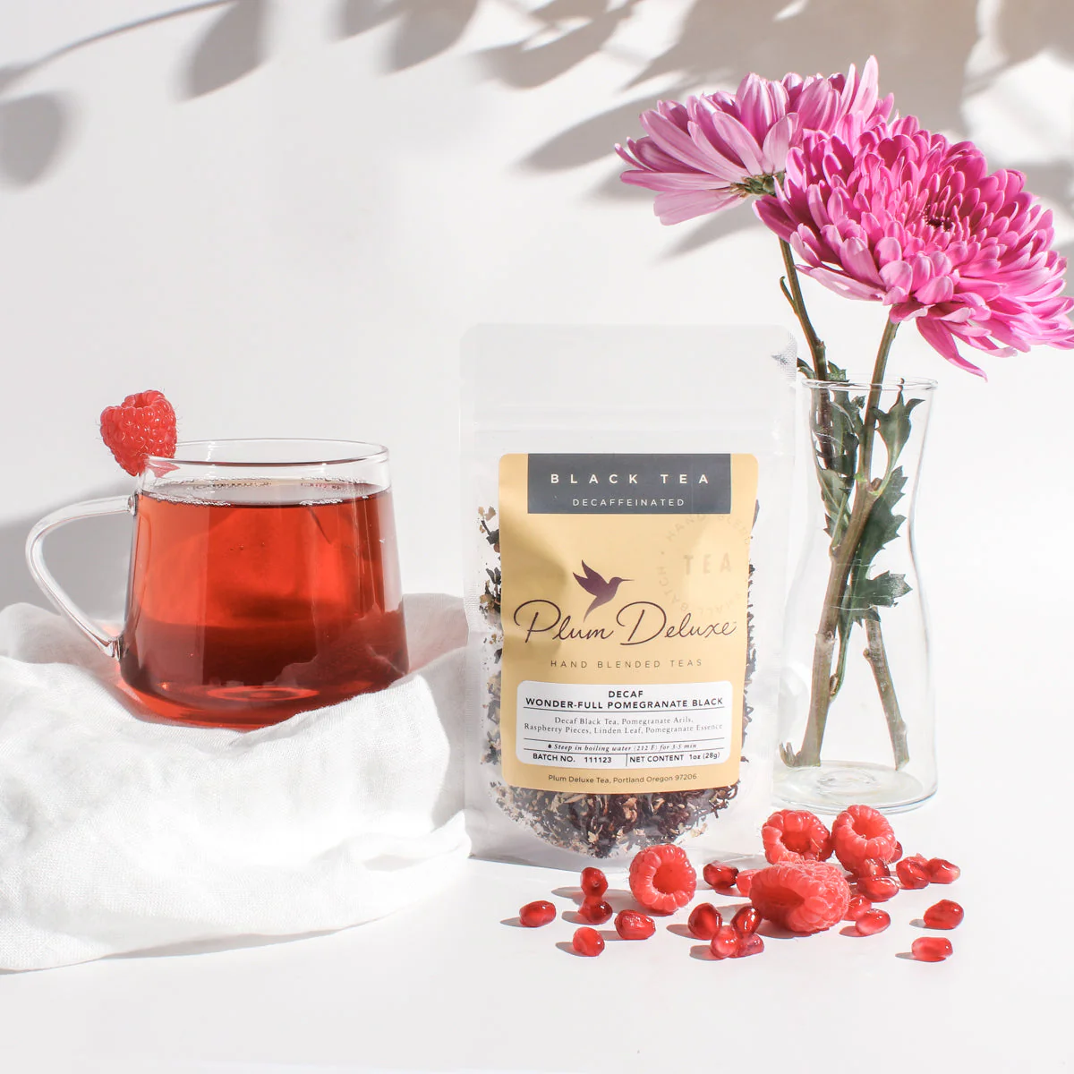 Decaf Wonder-Full Pomegranate Black Tea - Image 2