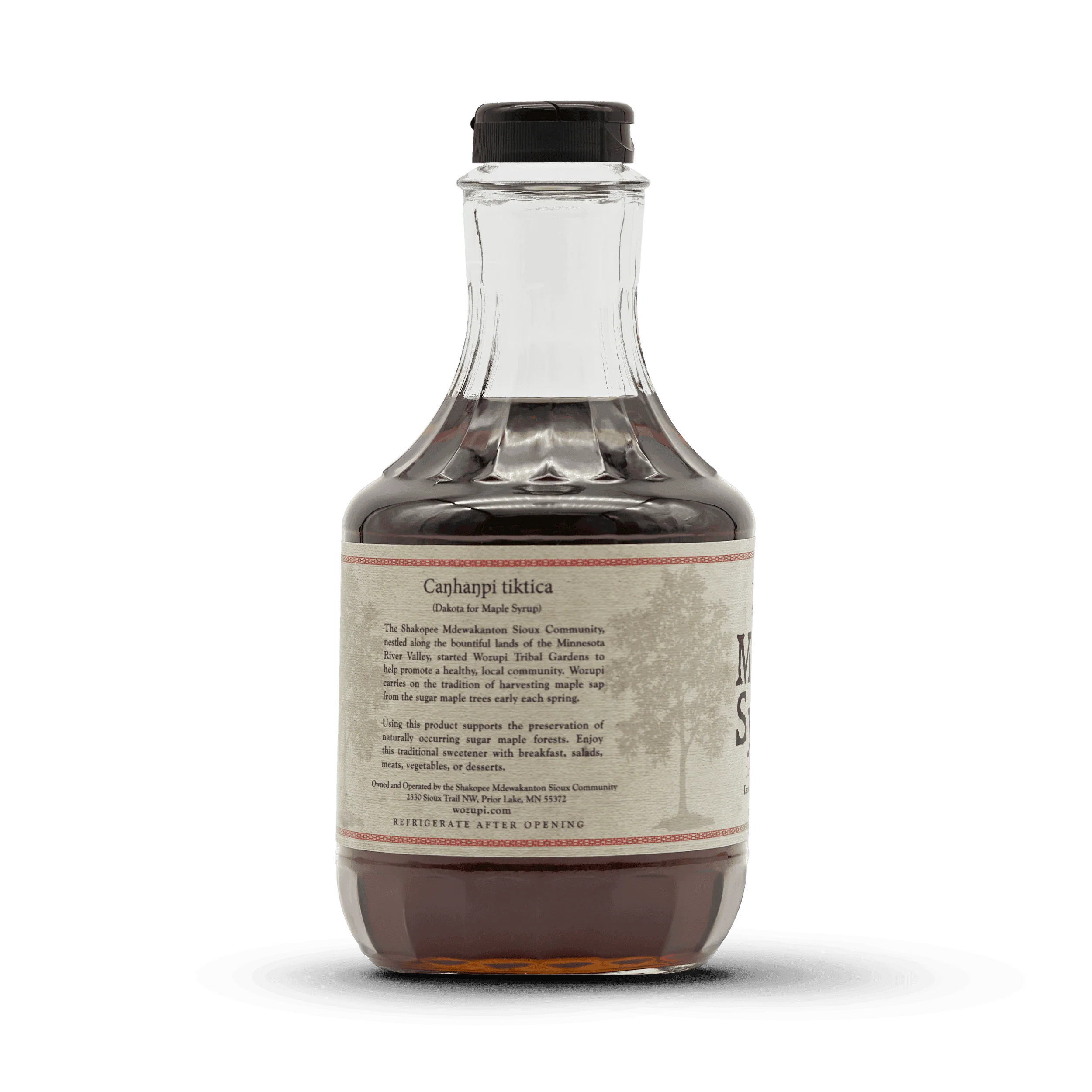 Wozupi Tribal Gardens 100% Pure Maple Syrup (Canhanpi Tiktica) - Image 3
