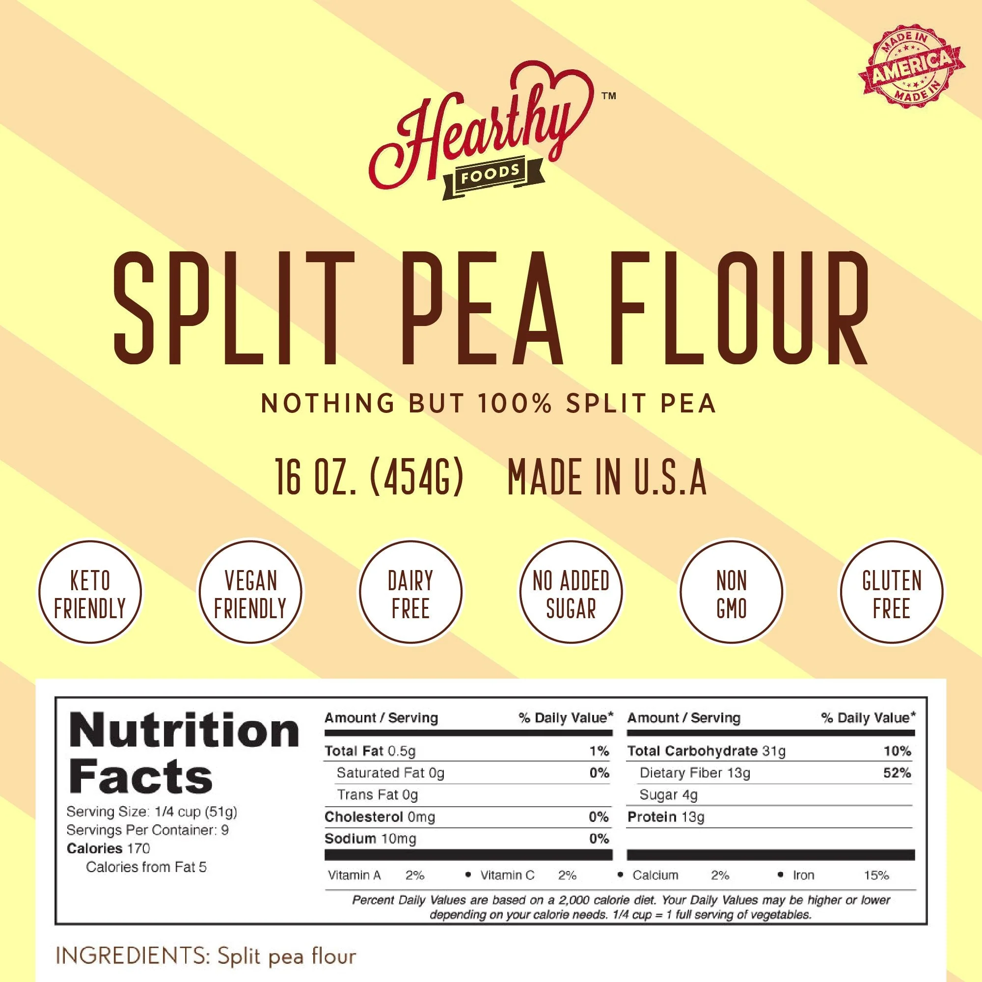 Yellow Split Pea Flour - Image 3