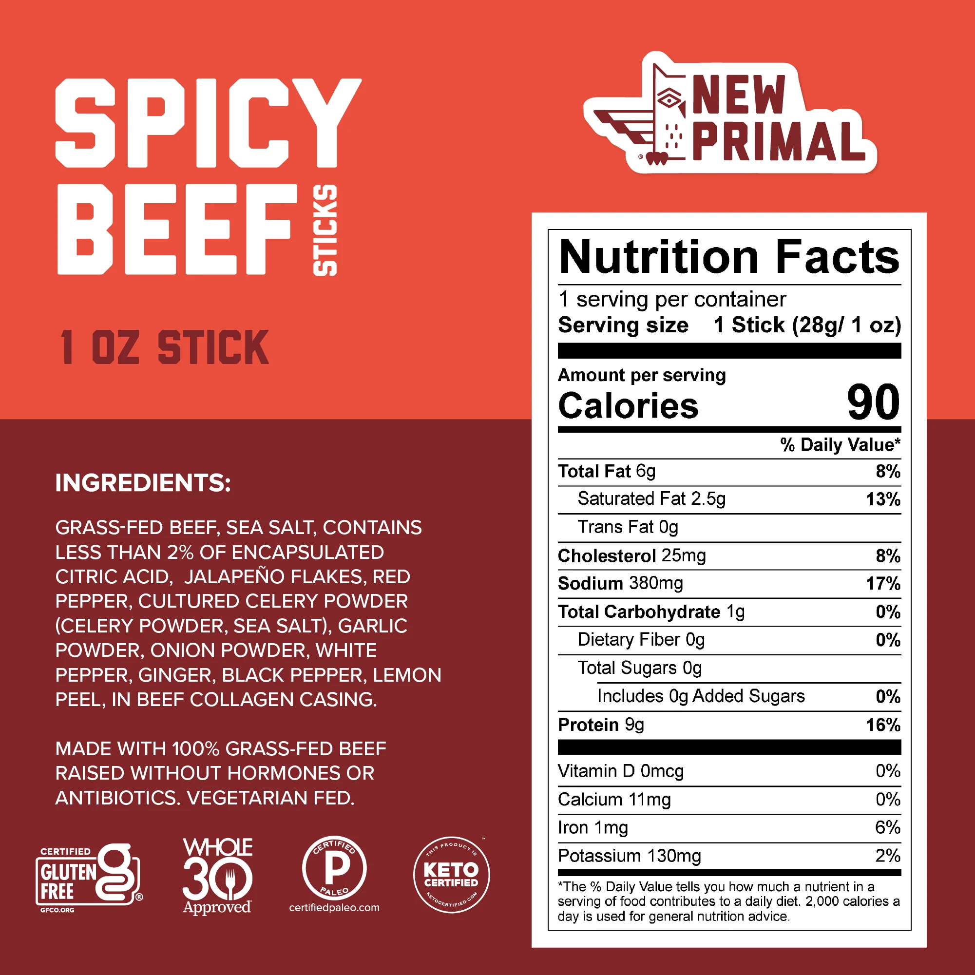 Zero Sugar Beef and Chicken Meat Stick Sampler (8 count) - Image 4