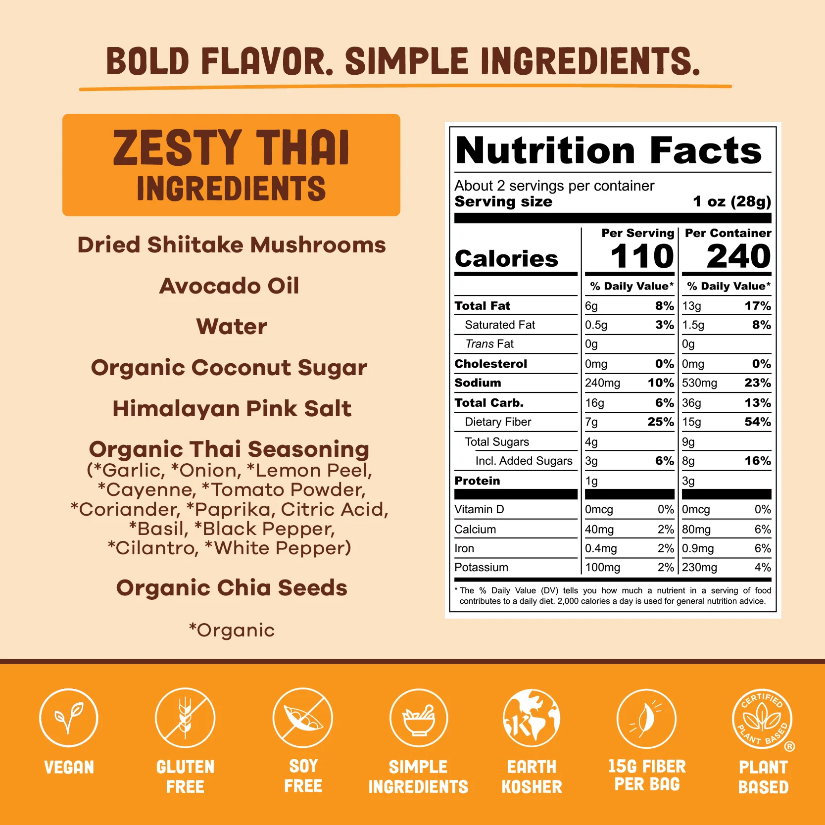 Zesty Thai Mushroom Jerky - Image 4